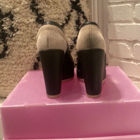Miu Miu Calzature Donna Black and grey “Militare” wedges Size 8